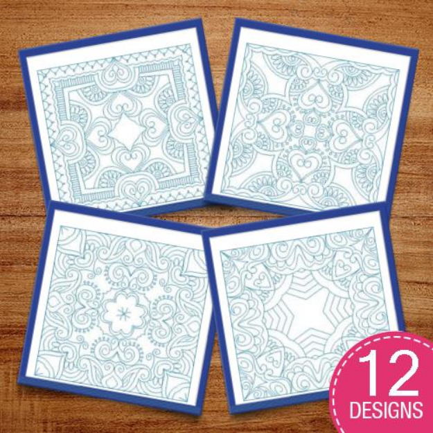 Picture of Fancy Quilt Blocks Embroidery Design Pack