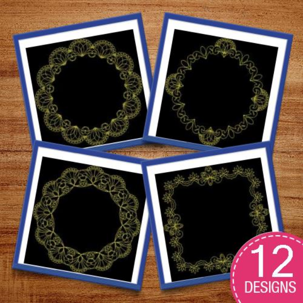 Picture of Decorative Frames Embroidery Design Pack