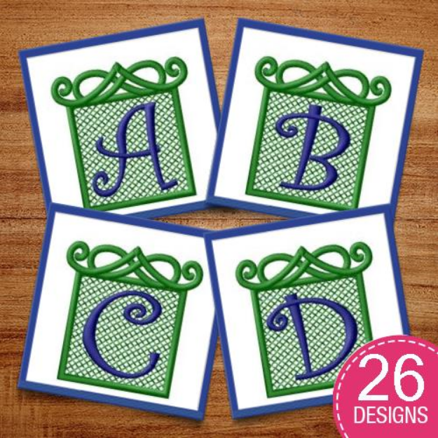 Picture of Embossed Square Pack Embroidery Design Pack