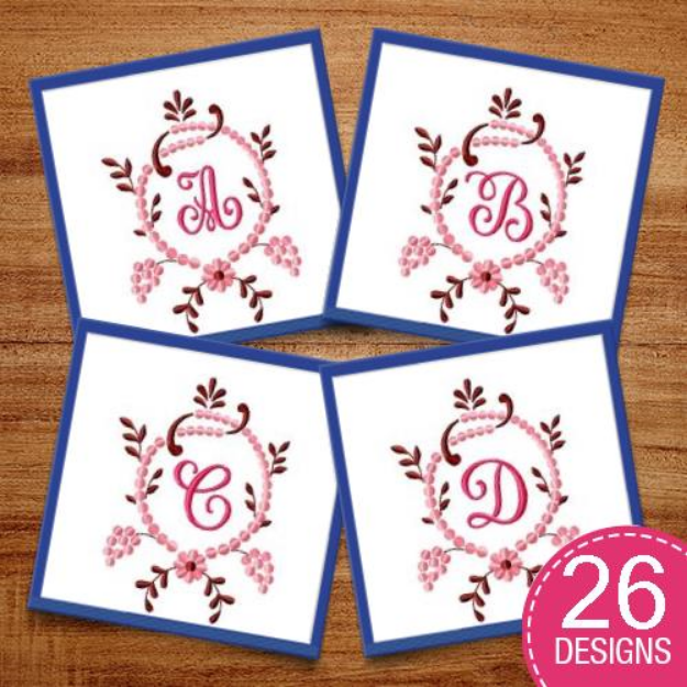 Picture of Monograms 79 Embroidery Design Pack