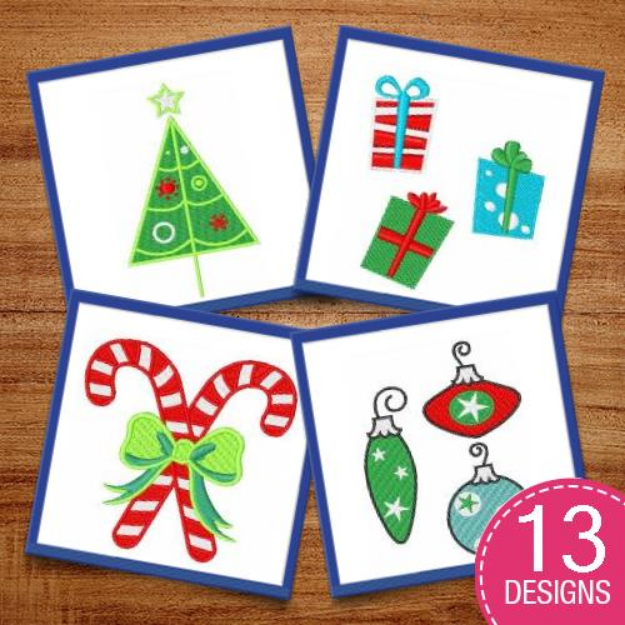 Picture of Christmas & Easter Decorations Embroidery Design Pack
