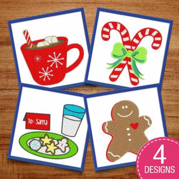 Picture of Christmas Sweet Treats Embroidery Design Pack