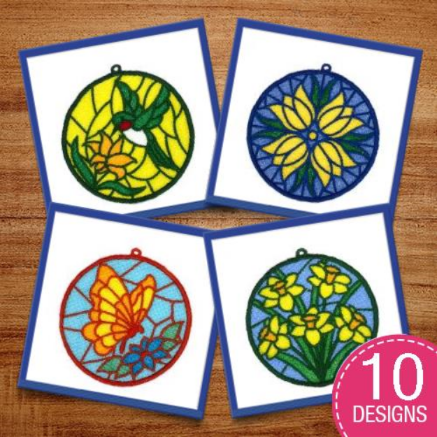 Picture of FSL Sun Catchers Embroidery Design Pack