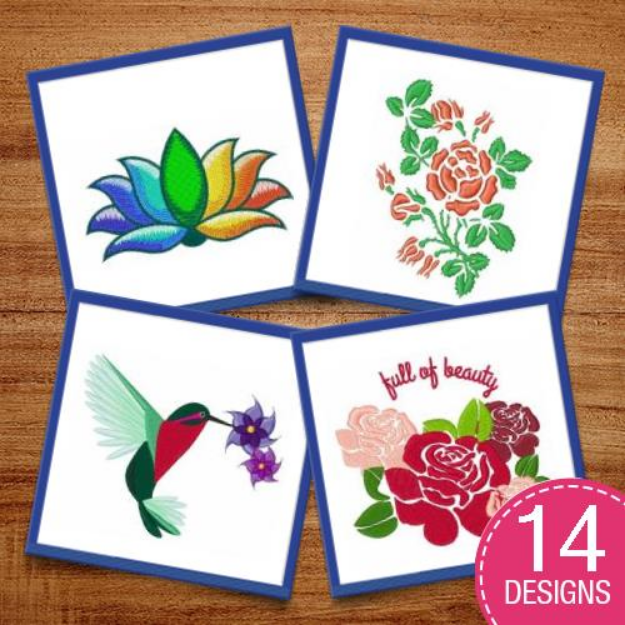 Picture of Full Of Beauty Embroidery Design Pack