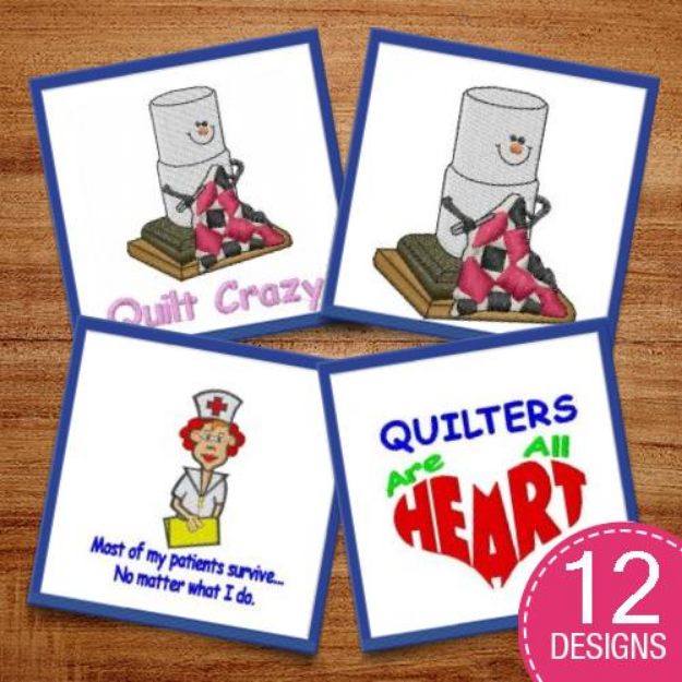 Picture of Quilting Arts & Crafts Embroidery Design Pack