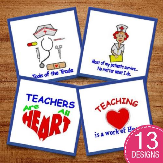 Picture of Occupations & Jobs Embroidery Design Pack
