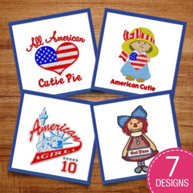 Picture of Independence Day Fun! Embroidery Design Pack