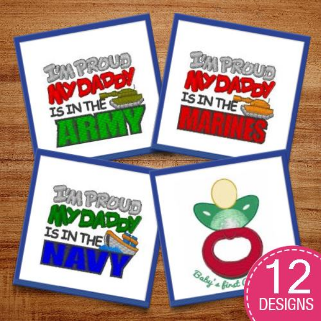 Picture of Humorous Infants & Babies Embroidery Design Pack