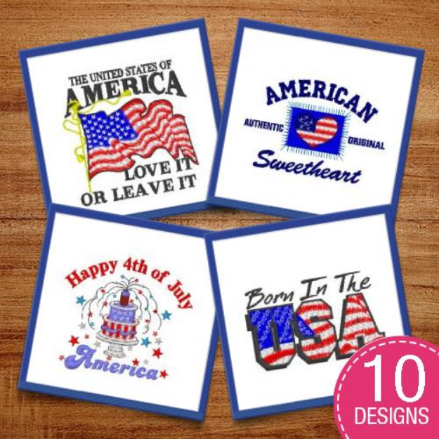 Picture of Religious Americana Embroidery Design Pack