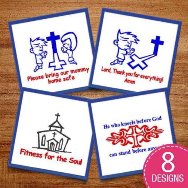Picture of Religious Logos Embroidery Design Pack