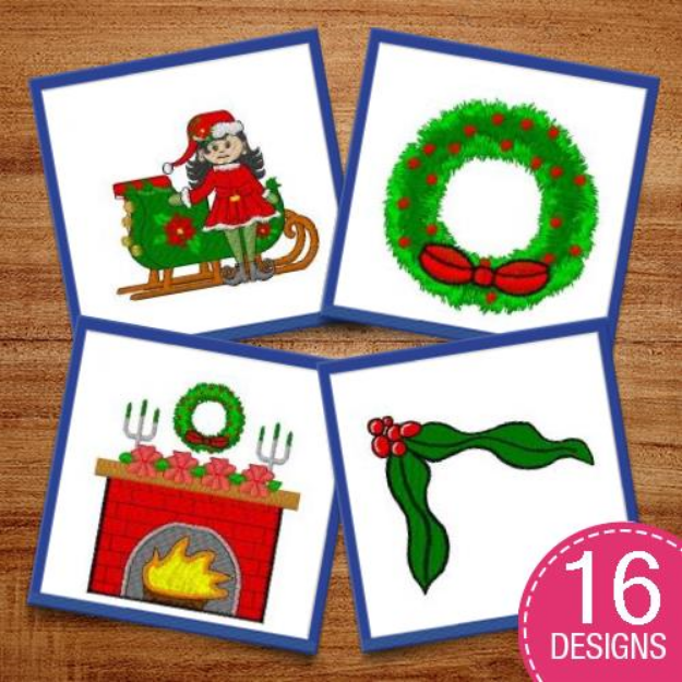 Picture of Fun Christmas Decorations    Embroidery Design Pack