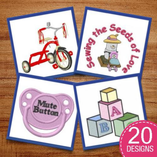 Picture of Baby Toys & Decorations Embroidery Design Pack
