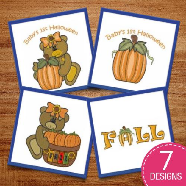 Picture of Happy Thanksgiving Embroidery Design Pack