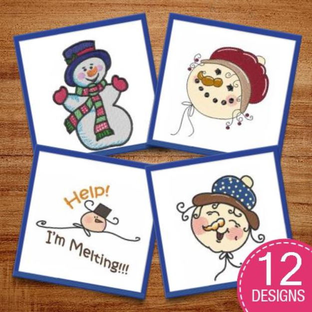 Picture of Christmas Tags & Decorations Embroidery Design Pack