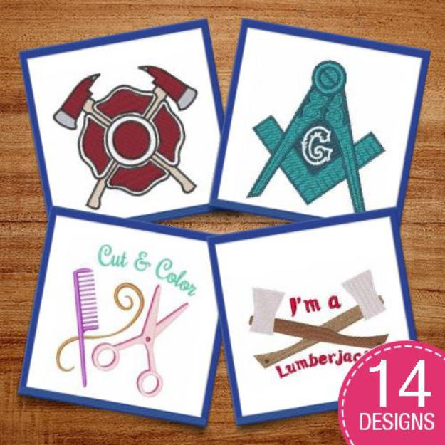 Picture of Occupational Equipment Embroidery Design Pack