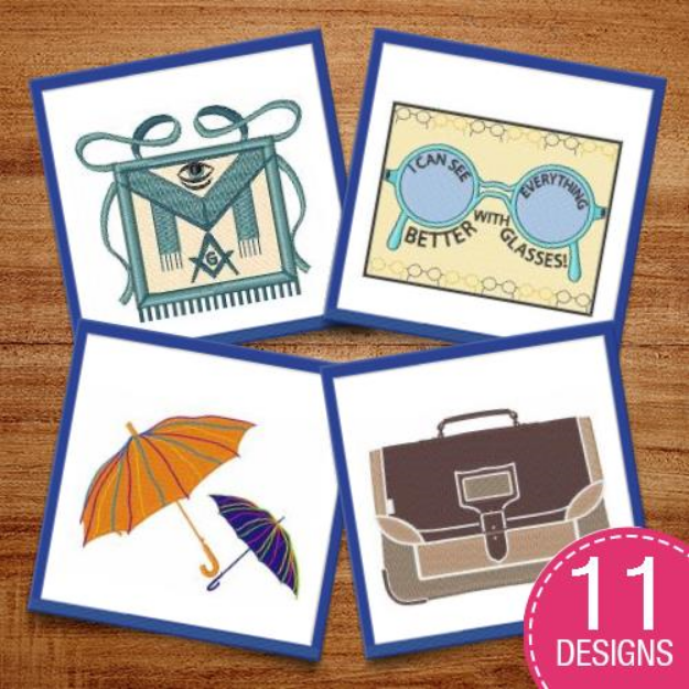 Picture of Clothing Accessories Embroidery Design Pack