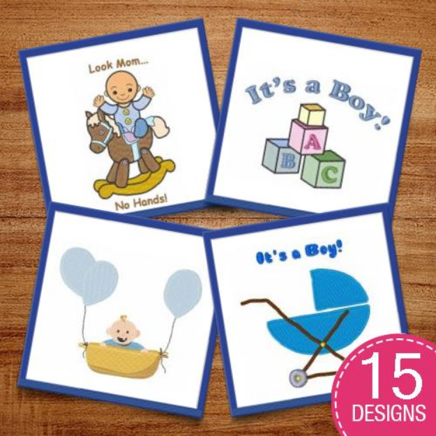 Picture of Baby Rattles & Toys Embroidery Design Pack