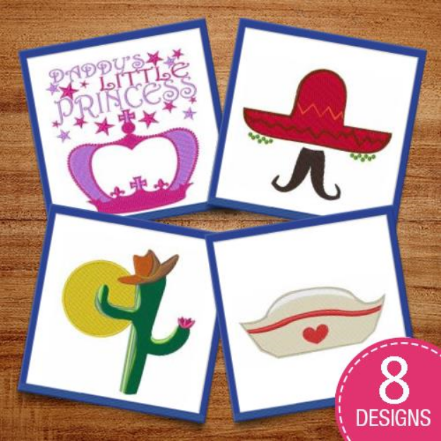 Picture of Hats Off To You Embroidery Design Pack