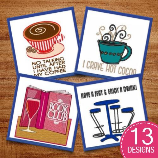 Picture of Who Needs A Drink? Embroidery Design Pack