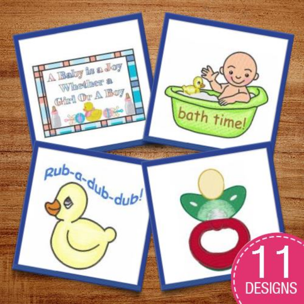 Picture of Babies & Infant Decorations Embroidery Design Pack