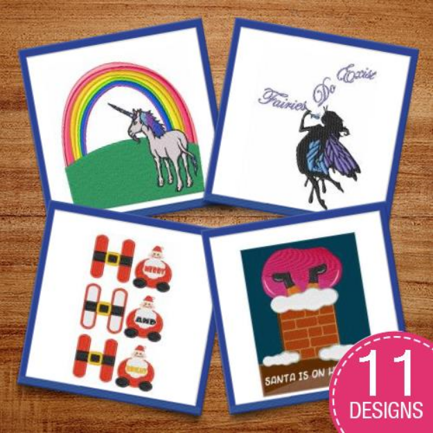 Picture of Fantasy Fictional Characters Embroidery Design Pack