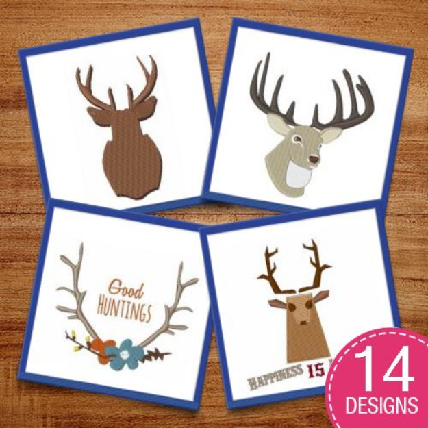 Picture of Amazing Wildlife Embroidery Design Pack