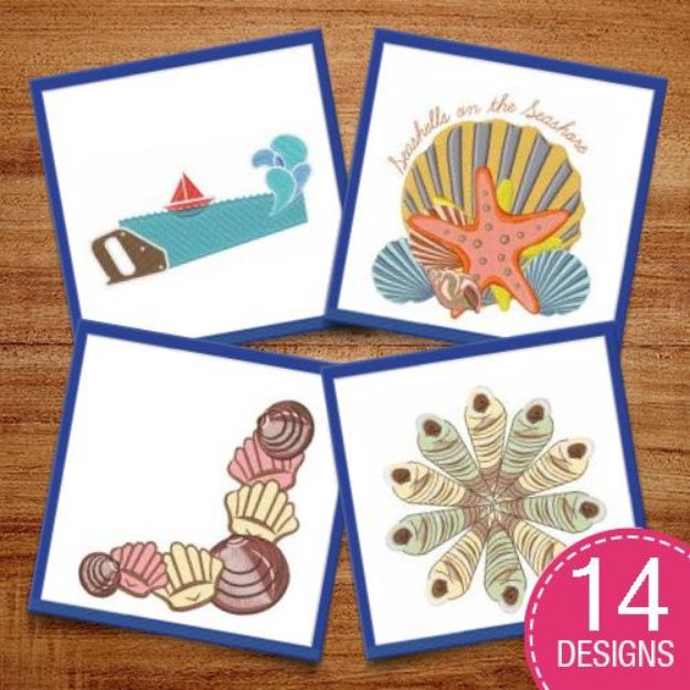 Picture of Nautical Designs & Border Decorations Embroidery Design Pack