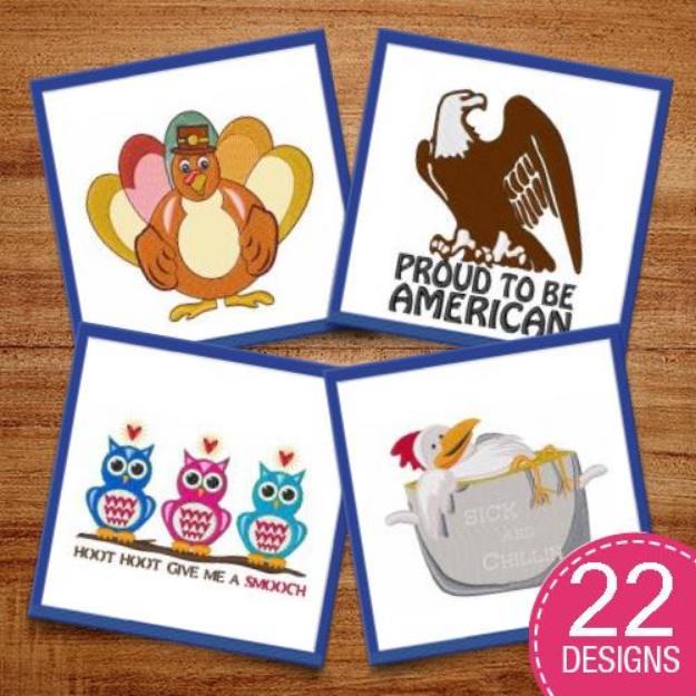 Picture of Avian Cuteness! Embroidery Design Pack