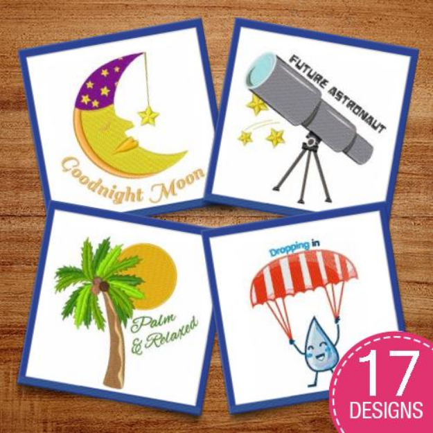 Picture of Sky Scenes   Embroidery Design Pack