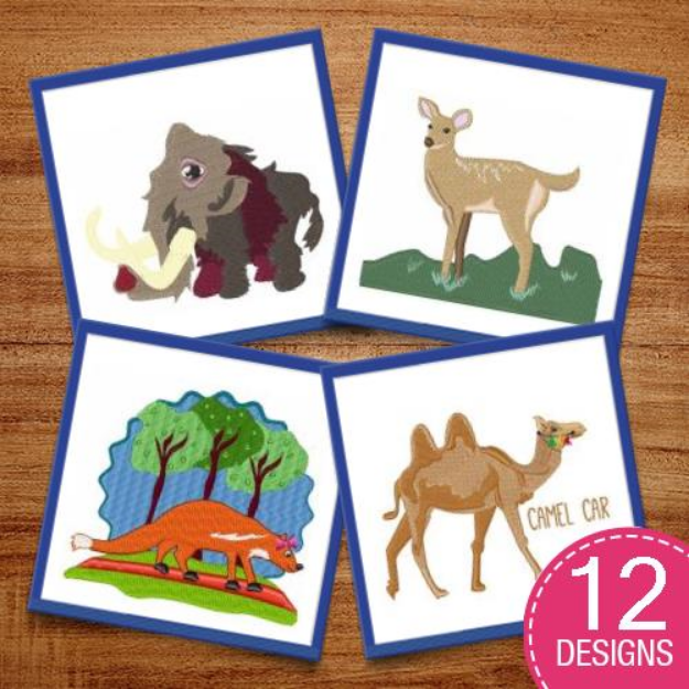Picture of Animals - Mammal Embroidery Design Pack
