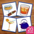 Picture of Drinks & Cocktails Embroidery Design Pack