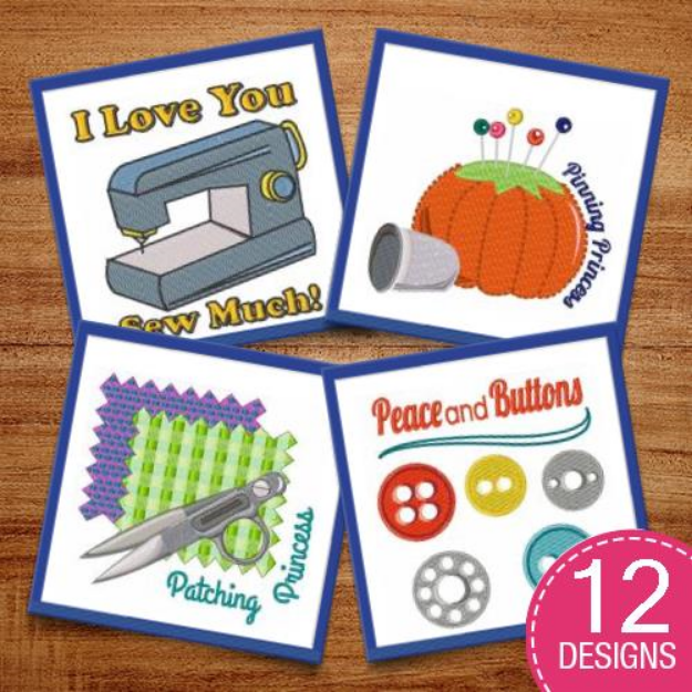 Picture of Sewing Crafts Embroidery Design Pack
