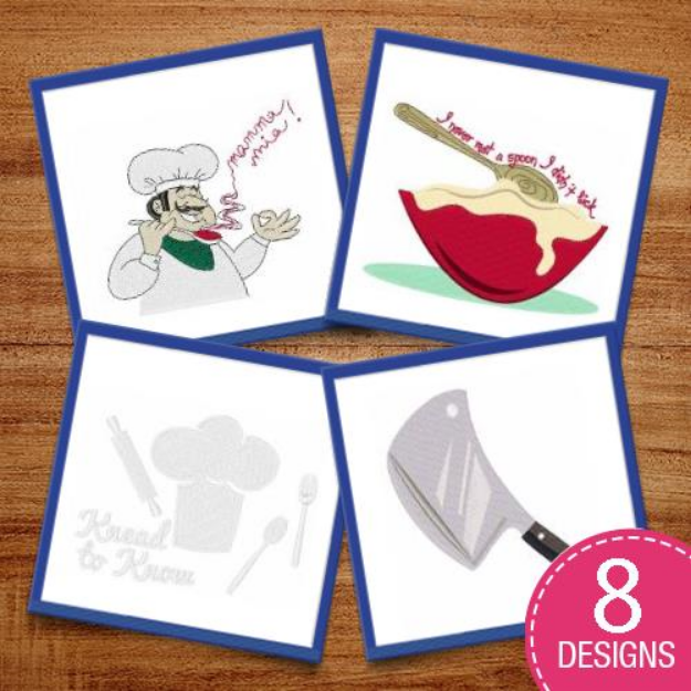 Picture of Ready, Set, Cook! Embroidery Design Pack