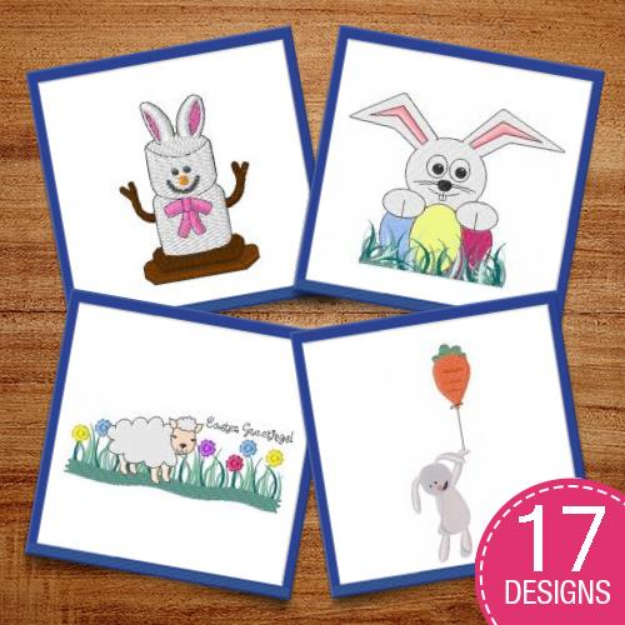 Picture of Happy Easter! Embroidery Design Pack