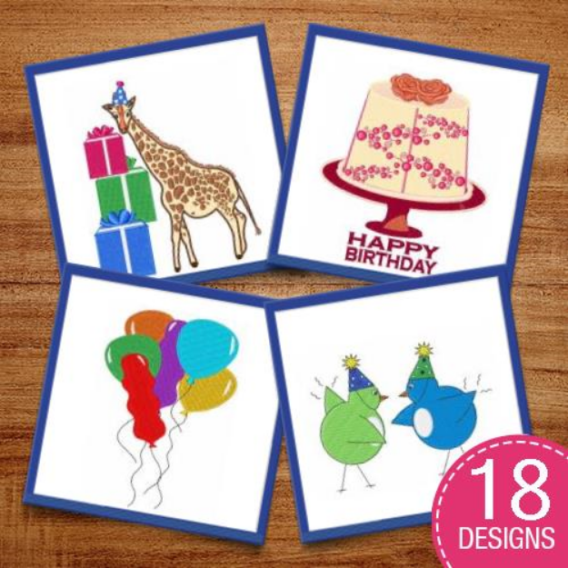 Picture of It's Your Birthday! Embroidery Design Pack