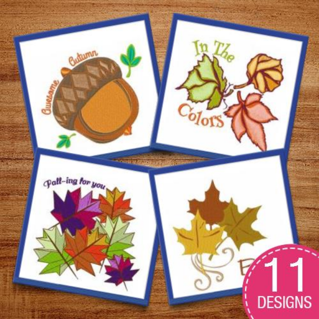Picture of Trees, Plants & Leaves Embroidery Design Pack