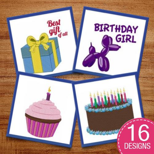 Picture of Cakes & Decorations Embroidery Design Pack