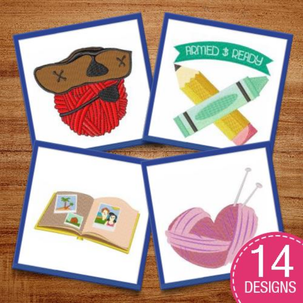 Picture of Arts & Crafts Supplies Embroidery Design Pack