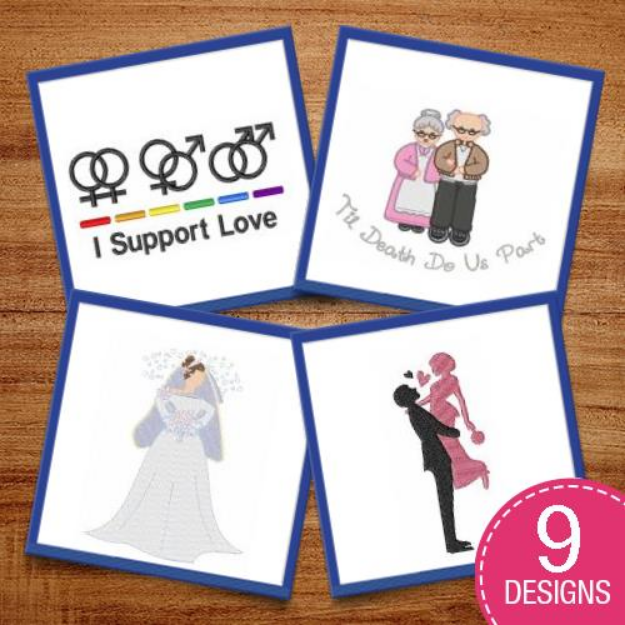 Picture of Say I DO! Embroidery Design Pack