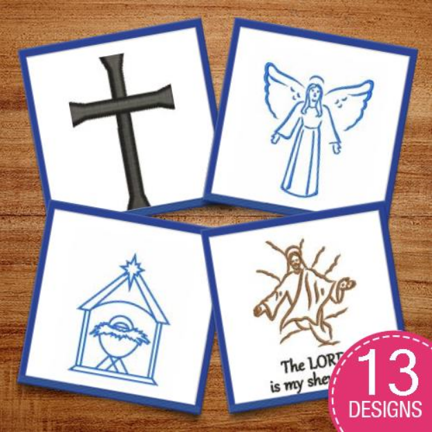 Picture of Christian Love Embroidery Design Pack