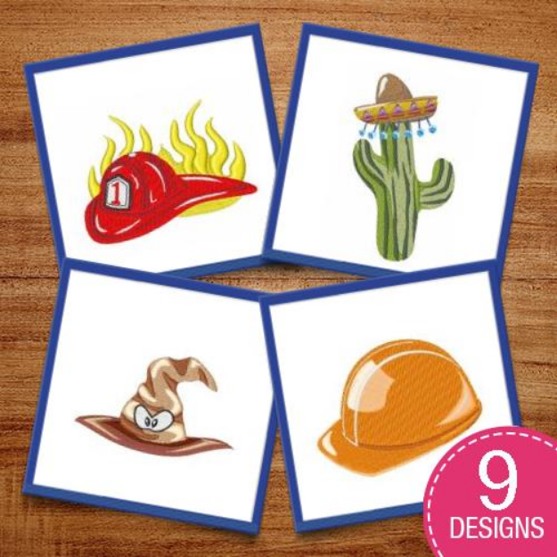 Picture of Top Of The Hat To You Embroidery Design Pack