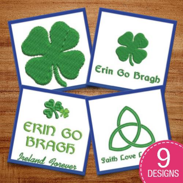 Picture of Erin Go Bragh Embroidery Design Pack