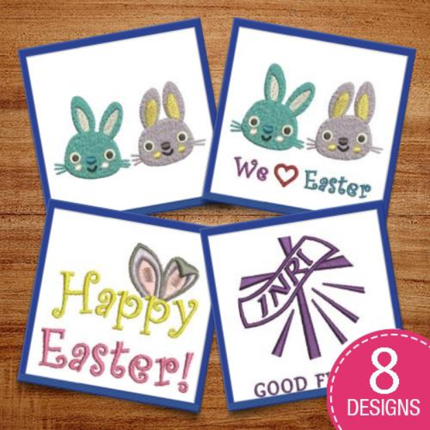 Picture of Have A Happy Easter! Embroidery Design Pack