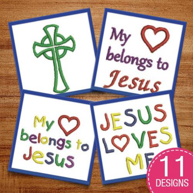 Picture of Crosses & Christ Embroidery Design Pack