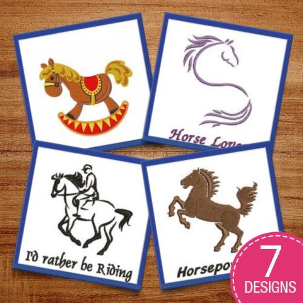 Picture of Excellent Equestrians Embroidery Design Pack
