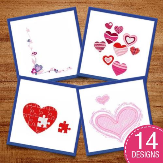 Picture of Happy St. Valentines Day! Embroidery Design Pack