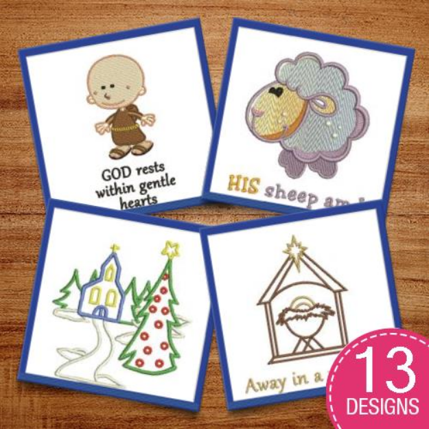 Picture of Christian Love & Faith Embroidery Design Pack