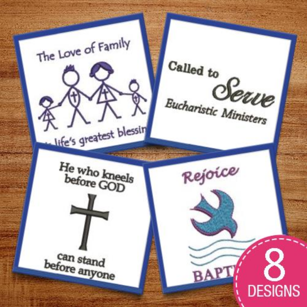 Picture of Christianity Icons Embroidery Design Pack