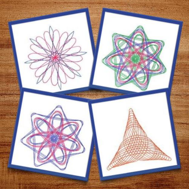 Picture of Spirograph 2 Embroidery Design Pack