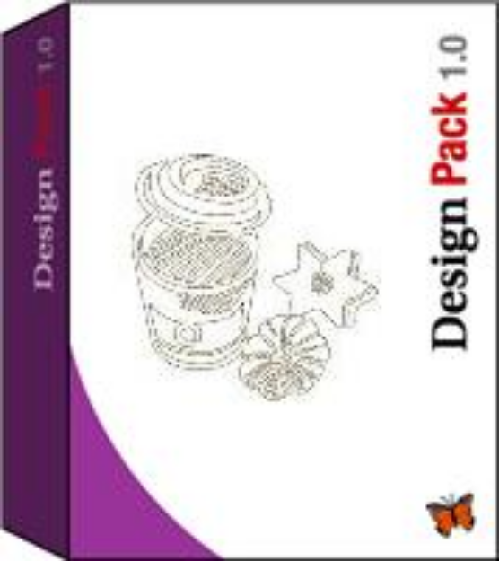 Picture of Coffee Redwork Embroidery Design Pack